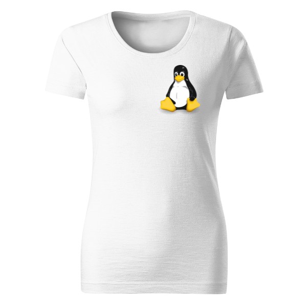Dámské tričko Organic slub Tux