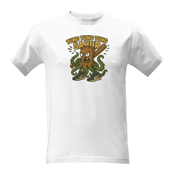 Tričko s potiskem TUNG TUNG TUNG TUNG SAHUR!